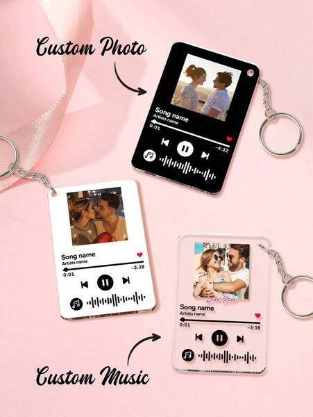 Custom Photo Scannable Spotify Code Music Plaque Gifts For Her/Him